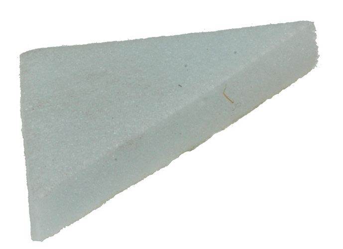 Patins Adhesifs Triangulaire Mousse Blanc 15x15mm - 40 Pcs