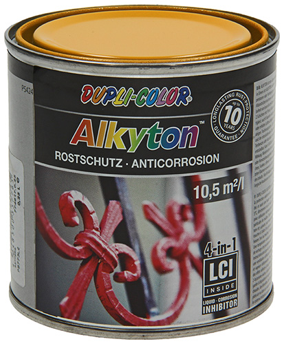 Alkyton Roestbescherming Geel Ral 1007 250ml